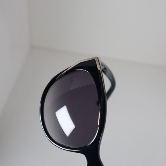 Thierry Lasry Polygamy 701 Black/Silver Cat-Eye Sunglasses 59-18-140mm